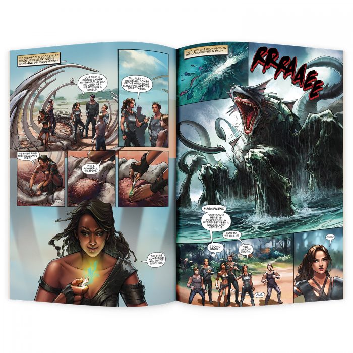 MERAKI Comic Book Inside Pages of Issue 1