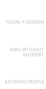 Olympus Details On Trip Satisfaction - 2700 Tours a season, 43 Days without Incident, All Satisfied People (by Zeus' order of course)